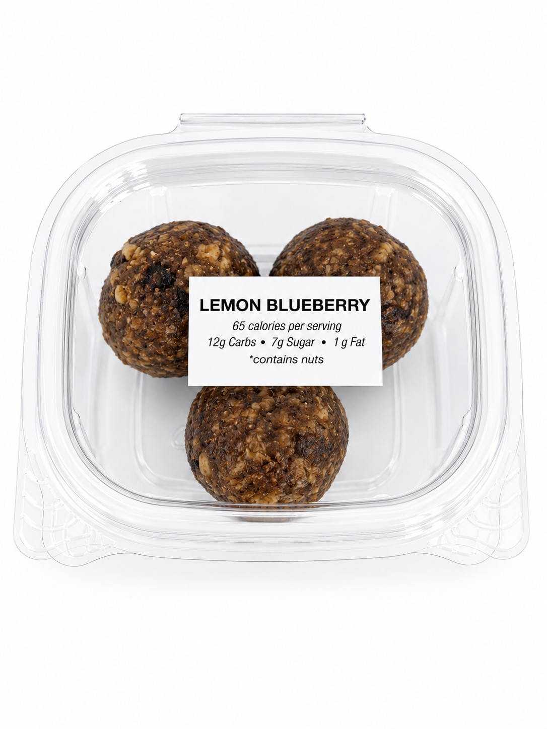 Lemon Blueberry Energy Balls